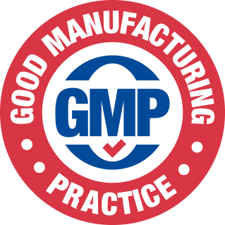 Good Manufacturing Practice GMP certified badge